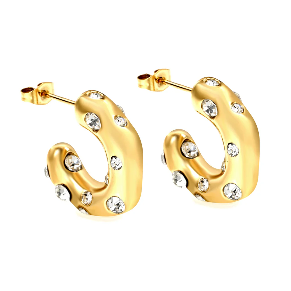 The Spotted Sparkle Hoops