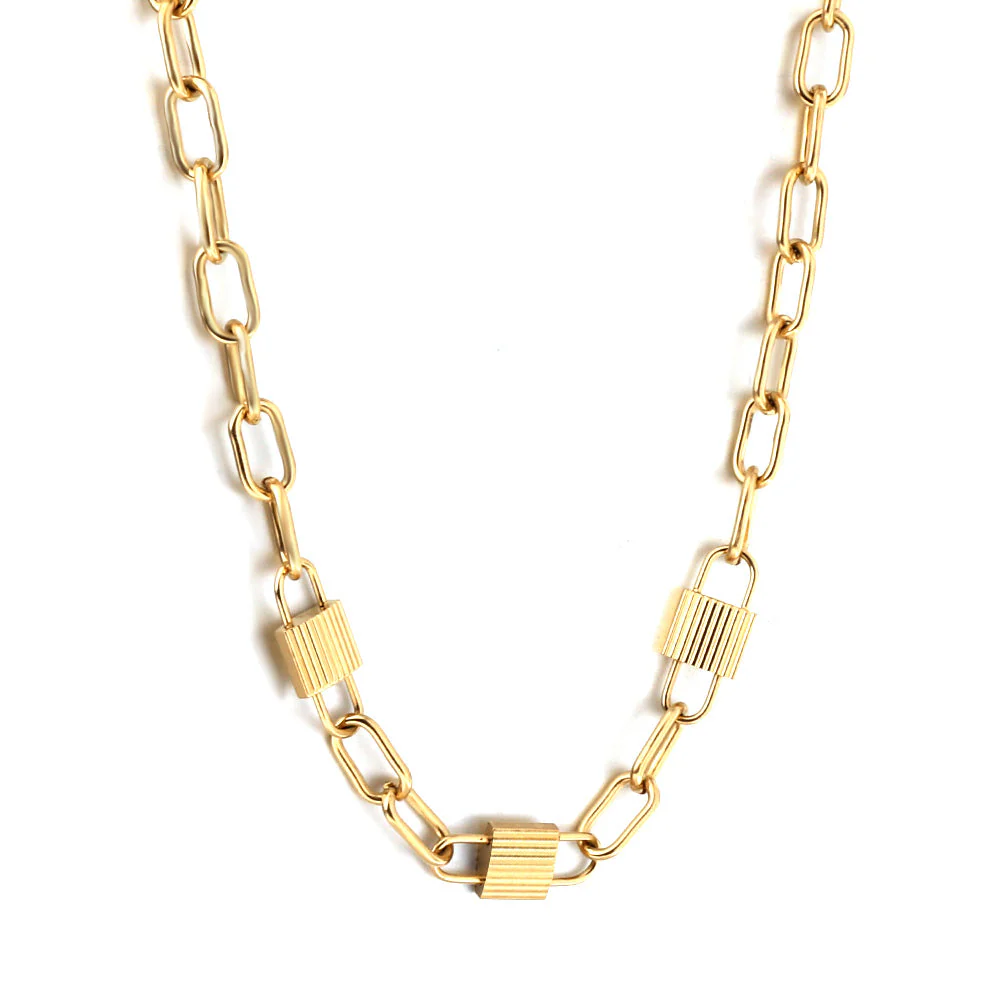Lock Chain Necklace